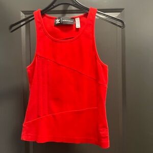 adidas Danielle Cathari Red Athletic Tank Top